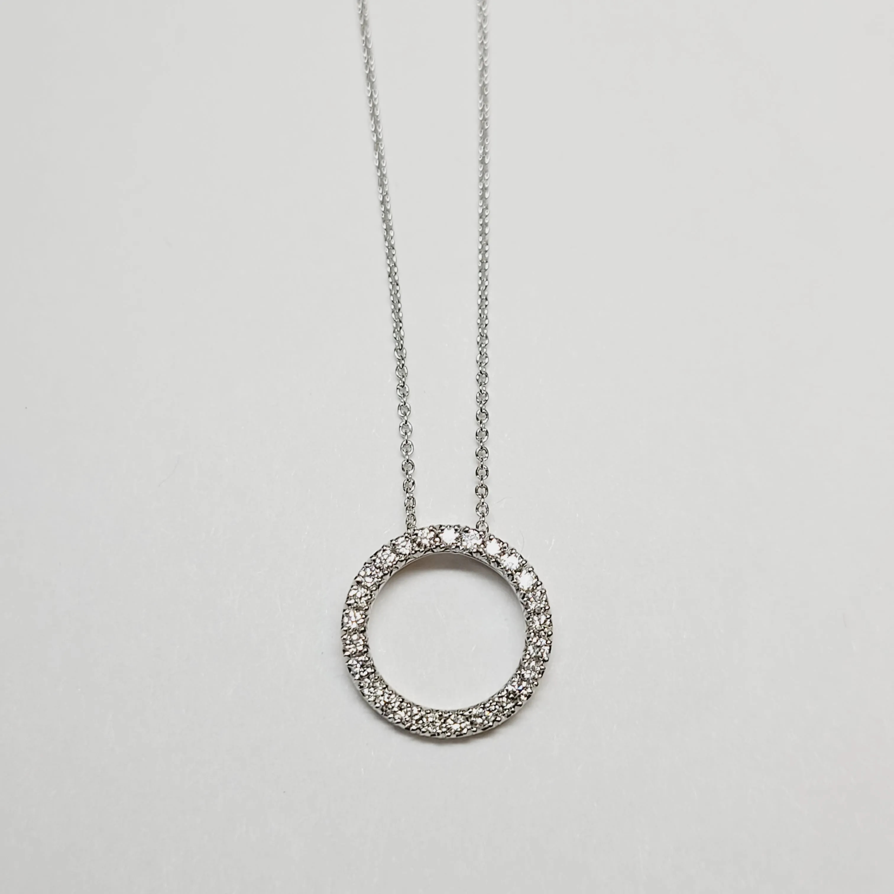 Circle Diamond Pendant