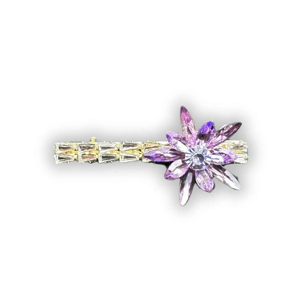 Lotus Flower Gem Hair clips