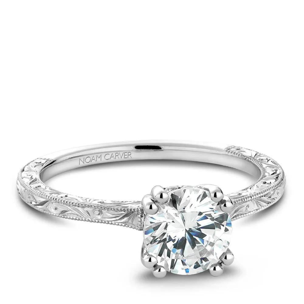 Noam Carver Engagement Ring - B004-02WME-100A
