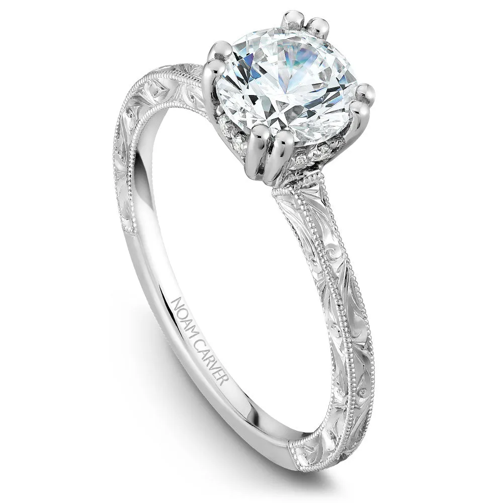 Noam Carver Engagement Ring - B004-02WME-100A