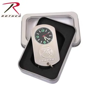 Silver Dog Tag Watch