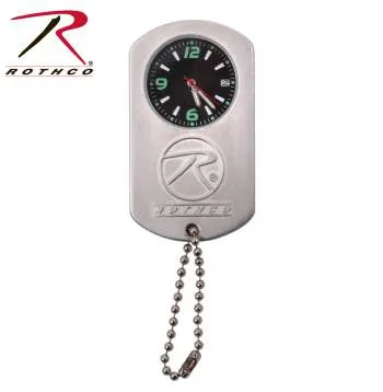 Silver Dog Tag Watch