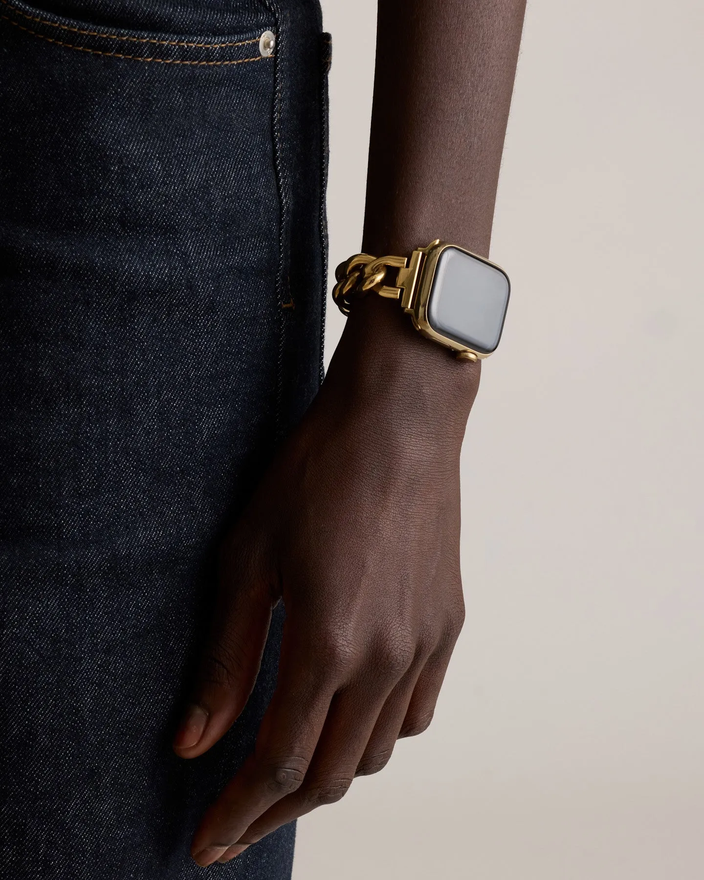 Stainless Steel Bracelet Chain Apple Watch Band